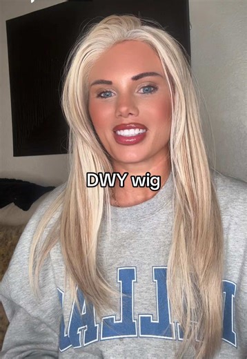 Replying to @realtok | MEGAN✨ meet the Adeline my newest wig from @DWYwigs_global she’s a lace front free part and she’s giving me time and confidence #wig #wiglife #hairloss #damagedhair #wigs