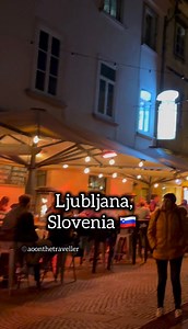 32K views · 1.1K reactions | Ljubljana at Night ❤️ When the sun sets...
