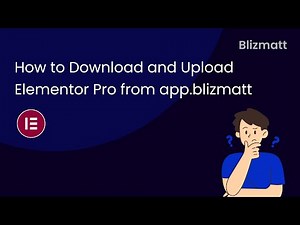 How to Install and Upload Elementor Pro Plugin - Blizmatt Tutorial