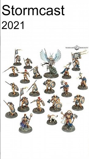 Stormcast Eternals evolution!!! #warhammer40k #warhammeraos #warhammer #history #learning