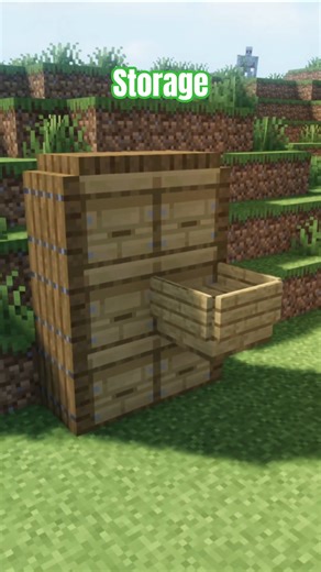 Minecraft Storage #minecraft #minecraftmemes #minecraftshorts #minecraftbuilding #gaming #donutsmp