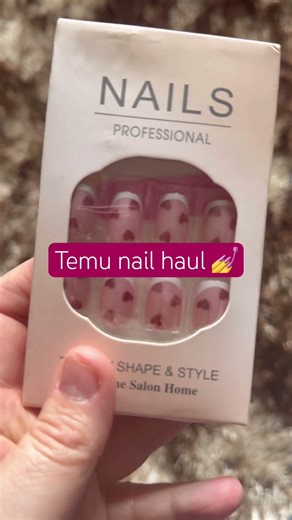 Temu nail haul @temu #nails #vlogger