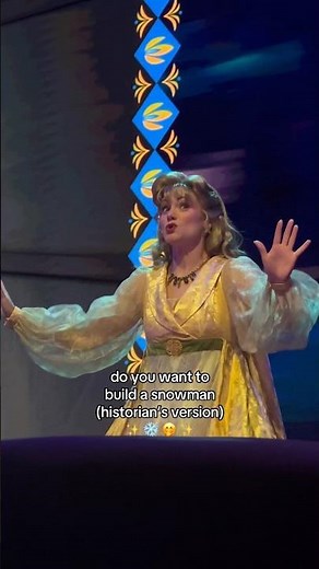 do you want to build a snowman (historian’s version) ❄️🩵
