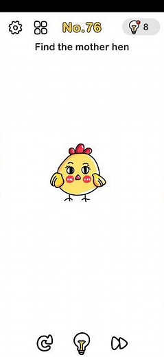 Brain Out Level 76 | Find the mother hen | Brain Out Game Solution
