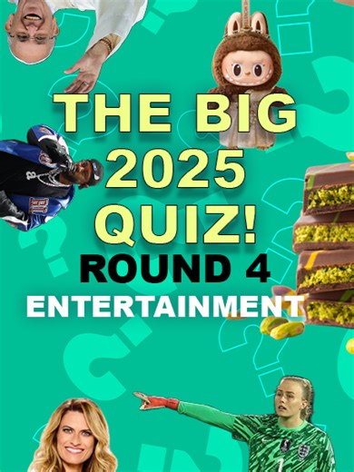 It's round two of our Big Quiz of 2025 - Entertainment #Quiz2025 #GeneralKnowledge #Trivia #PubQuiz #2025Recap #QuizGame #Quizzyfied #entertainmentquiz #quiz