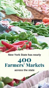 In the past decade, the number of farmers' markets in New York State has grown at a rapid rate, and new markets are created all the time. Today, New York has more than 400 farmers' markets, 250 farm stands, and 10 mobile markets. #AgFactFriday #farmer #farmstand #farmersmarket #newyork #farmers #farmlife | New York Farm Bureau