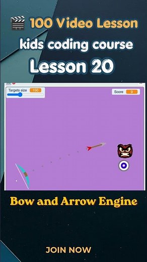Scratch tutorial | How to Make a Bow and Arrow Engine in Scratch #scratch
