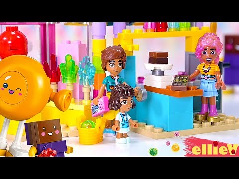 Heartlake City Sweet Shop 🍭🍫🍬 Lego Friends build & review