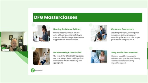 Paul kicks off the year by demystifying the DFG means test and introducing our new and improved means test calculator and a new virtual helper! We'll also introduce the DFG Quality Mark ahead of the spring DFG Champions Roadshows | Foundations