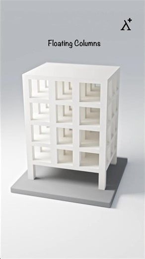 A floating column is dangerous in an earthquake zone