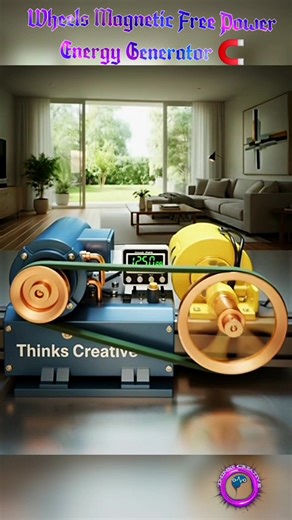 Wheels Magnetic Free Power Energy Generator 🧲 (Thinks Creative) #magnetic #magnet #MagnetPower #MagneticPower #MagnetEnergy #freeenergy #FreeEnergyGenerator #freeenergygwnerator #energyfromflywheel #manualfreeenergy #freewheelpower #wheelpowerenergy #freeenergygeneratormoment #energyticpower #powerenergitic #magnetspower #flywheelpower #thinkcreative | Thinks Creative