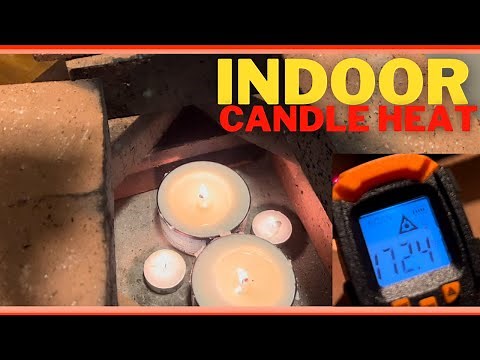 Emergency heat for indoor use | candle brick heater | power outage