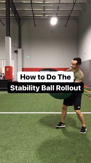 Mike Boyle on Instagram: "The Stability Ball Rollout _ Here’s a step-by-step guide showing you how to do the stability ball rollout, so you can build a strong core musculature. _ 1. When you set up, get into a tall posture on your knees, and place the ball as far away from you as possible. _ 2. Maintaining a tall posture, fall forwards until you feel your abs working. Do not bend at your hips; you won’t feel anything. Instead, maintain a straight line from your head to your knees. _ 3. Roll back