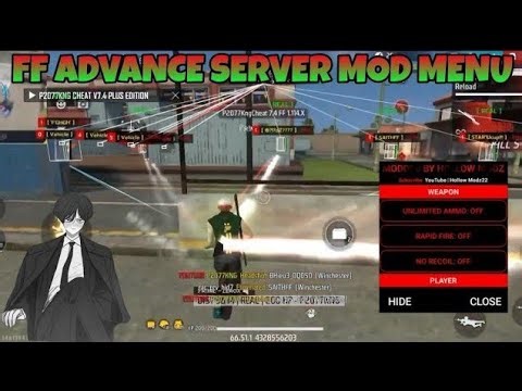 FF Adv Server Auto Kill MOD MENU Ob53 Update Rank Working 100% Antiban Free Fire Advance Server Hack