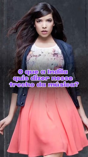 O que a Indila quis dizer nesse trecho da música