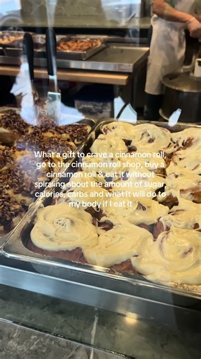 Really never thought we’d get here lol #foodfreedom #intuitiveeating | Cinnamonroll