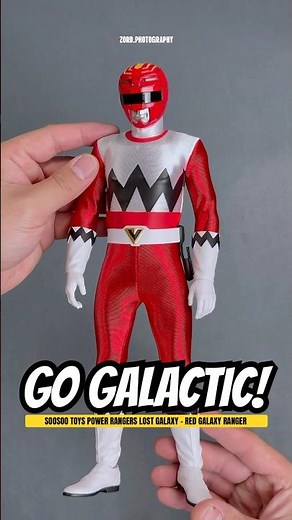 Go Galactic! Unboxing SooSoo Toys Power Rangers Lost Galaxy - Red Galaxy Ranger #powerrangers