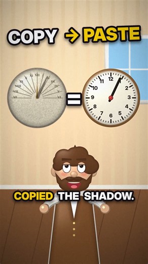 Why Do Clocks Go Clockwise? 🕐☀️ #history #clocks #didyouknow