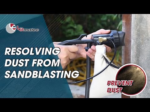 Portable Air Blasting Gun Handheld Sandblaster Kit with Vacuum Function