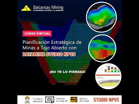 Planificación Estratégica de Minas a Tajo Abierto con Datamine Studio NPVS