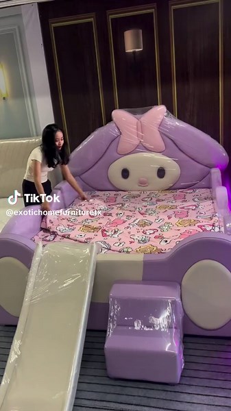 Cute and Cozy Kids Bed for Girls