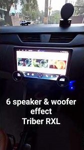 Triber Audio setup sound effects with size speaker & woofer