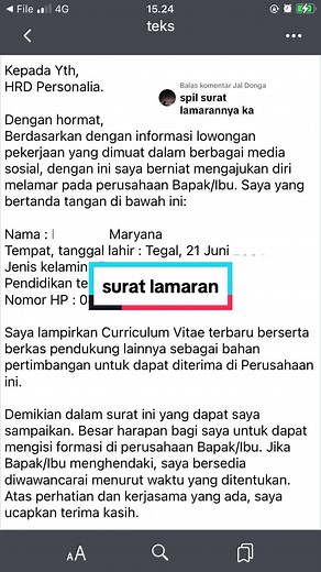 Panduan Membuat Surat Lamaran Kerja di Jobstreet