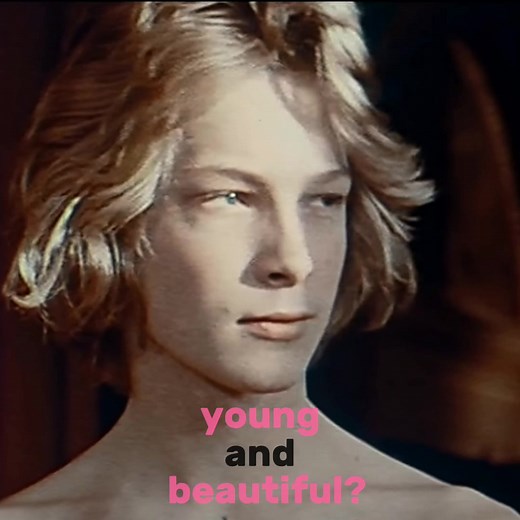 Young and beautiful 💜 #Björnandrésen #themostbeautiful #history #beauty