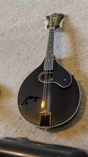 🎼 Pype720 on Instagram: "How to set the bridge on a mandolin. #mandolin #howto #mando I bought this mandolin online with no clue what I was getting into. I opened the box and saw the bridge rattling around in the box. Mandolins have a "floating bridge" which means it's not fastened to the body so you have to set it with string tension alone. It's a beautiful instrument but it takes a lot of setup and tuning. It's so small that the slightest movement will mess up the intonation. I finally did ge