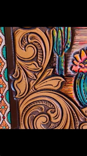 I’m excited to see everyone this weekend in Pendleton Oregon!!! I’ll be at @23plus.leatherwork Saturday afternoon for a discussion on drawing and designing scroll patterns. If you aren’t able to make it in person Joe does have online options available. Contact @23plus.leatherwork for more information!🧡💛🧡 Ps, this piece will be available for purchase as soon as I get it framed! Message me if you’re interested in purchasing 🫶🏻 #clairkehrbergmaker #pendletonleathershow #scrollwork | Clair Kehr