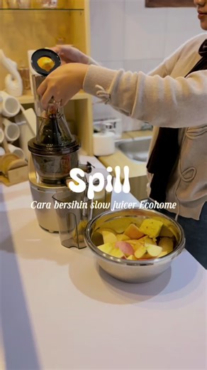 Cara Mudah Bersihkan Slow Juicer Eco Home