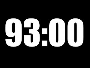 93 Minute Timer ⏱️ Countdown with Alarm