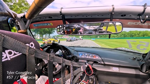 #MX5Cup in-car highlights from VIRginia International Raceway Race 2 ft. Westin Workman's hands moving so fast you'd think the wheel was a hot pizza 🍕 | Mazda MX-5 Cup