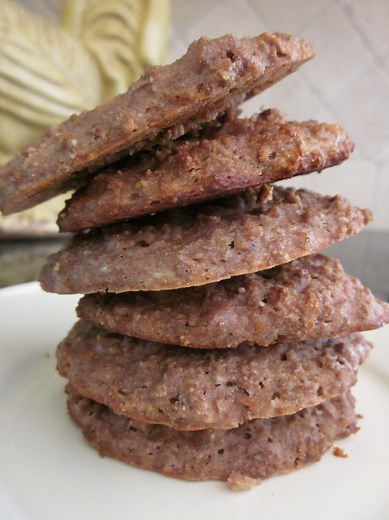 Chocolate TVP Cookies Recipe