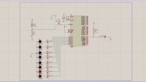 按键控制LED灯，初始全亮，按下按键，亮点从1灯向8灯移动