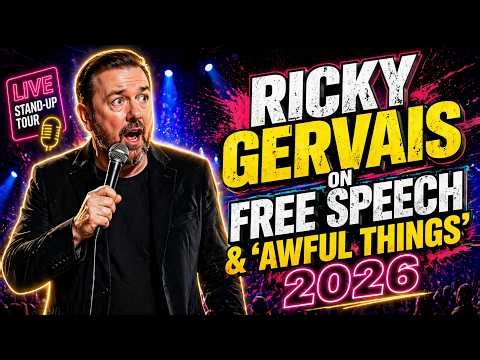 Ricky Gervais on Free Speech & ‘Awful Things’ 😂🔥2026