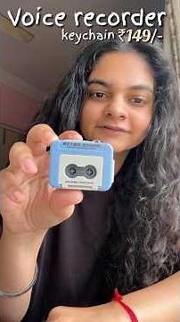 A voice recording in a keychain!! How cool is that??? #coolgadgets #voicerecorder #keychains