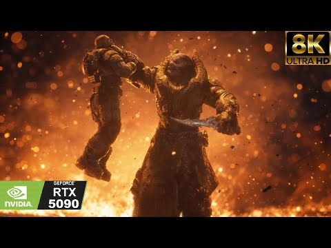 [8K] GEARS OF WAR Remastered: RAY TRACING Mod | Complete RT | RTX 5090 Showcase | Next-Gen Graphics
