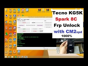Teceno KG5K Frp unlock Cm2 Tecno spark 8c frp