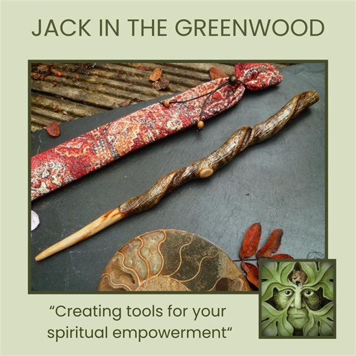 Rowan Wood Wand With Natural Vine Twist. - Etsy UK