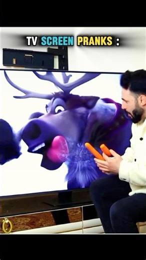 TV screen pranks #prank #short