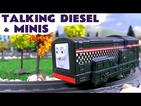 Thomas and Friends Trackmaster Talking Diesel With Mystery Thomas Minis