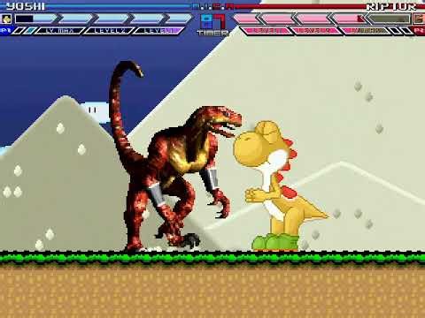 MUGEN Fight - Yoshi vs. Riptor