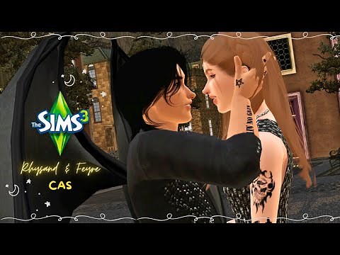 Rhysand & Feyre | Sims 3 CAS (& update video!)