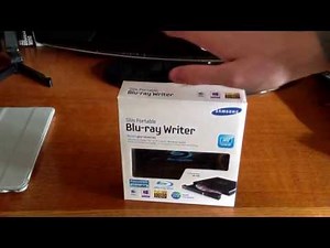Samsung Slim Portable Blu-Ray Writer SE506 Unboxing