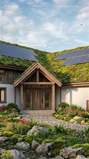 Modern Timber Cabin by the Stream | A Biophilic Architecture Masterpiece 🌲