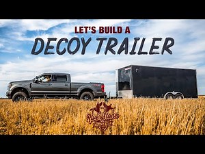 How to Build a Decoy Trailer! | Josh's Trailer Buildout