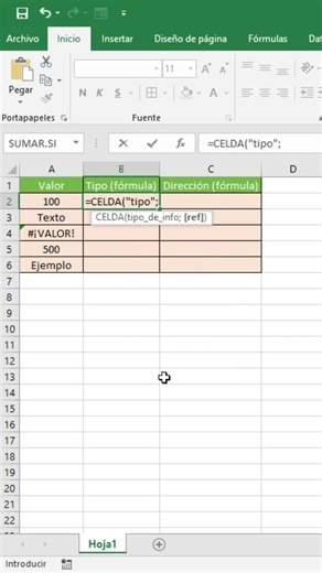 Discover hidden information in Excel 🤯 (CELL function) #excel #shorts #exceltips #viral