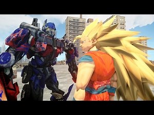 GOKU VS OPTIMUS PRIME (Transformers) - EPIC BATTLE