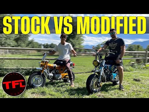 Is It Worth Making A Honda Trail 70 Street Legal? Stock vs Modified CT70 Battle!